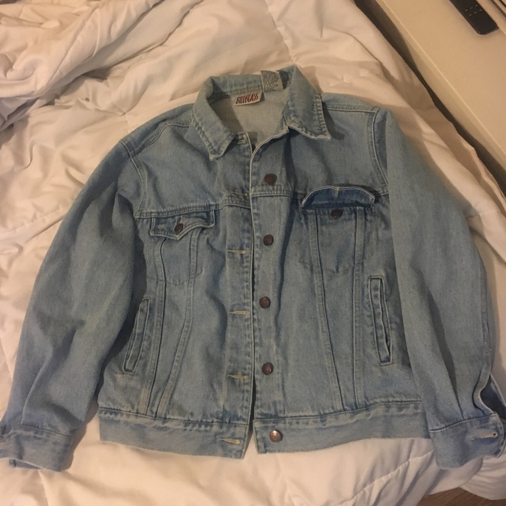 bill blass Light Blue Denim Jean Jacket